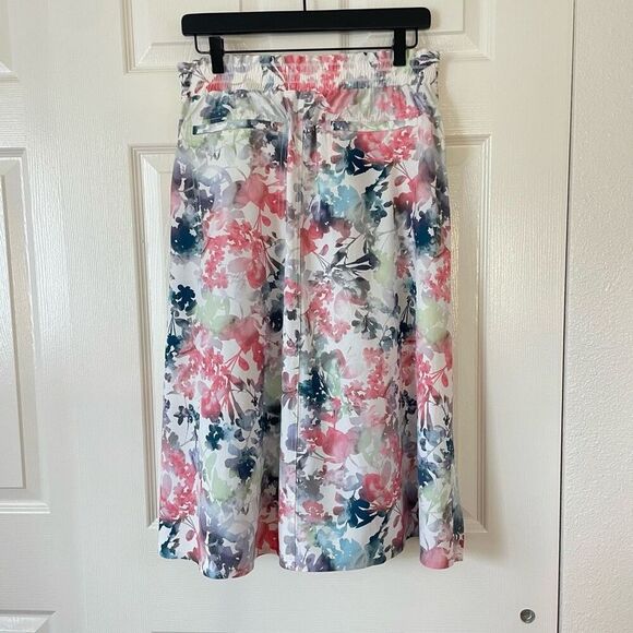 Athleta Jupe Savannah Pull On Skirt Skirt Floral Size Medium - Picture 2 of 8